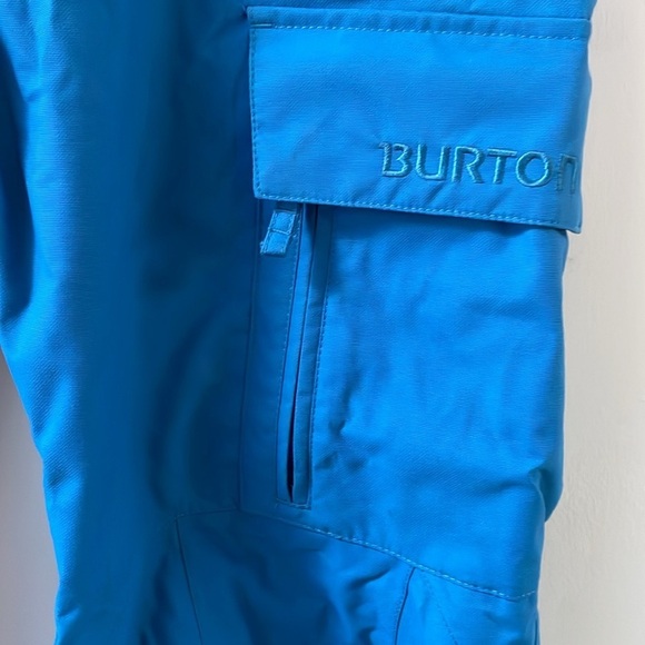 Burton Men's winter ski snowboarding Cargo Pants S Blue relaxed fit waterproof - Picture 3 of 13